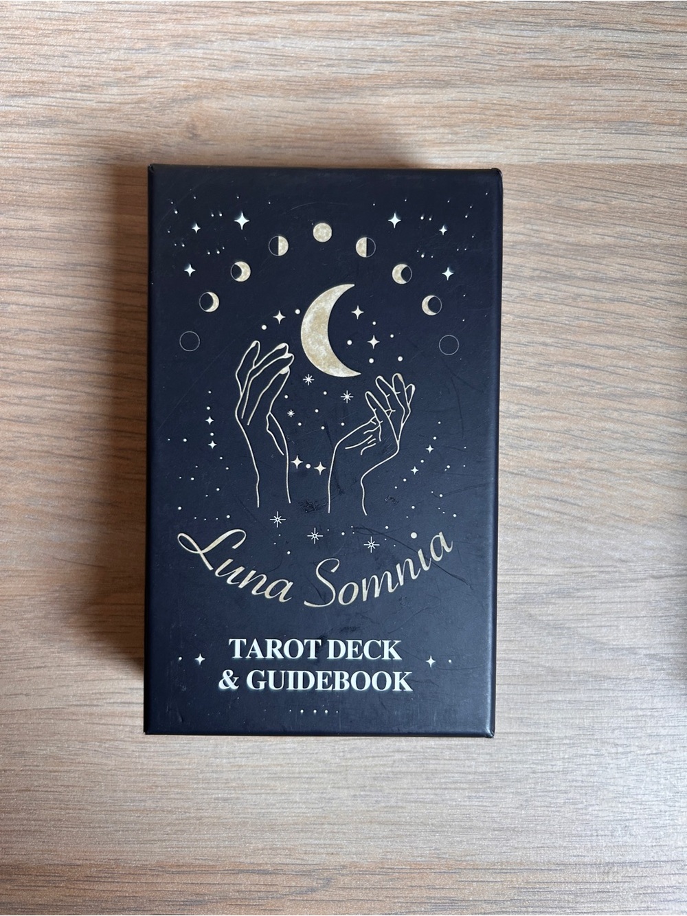 Luna Somnia Tarot Deck & Guidebook - Black and Gold